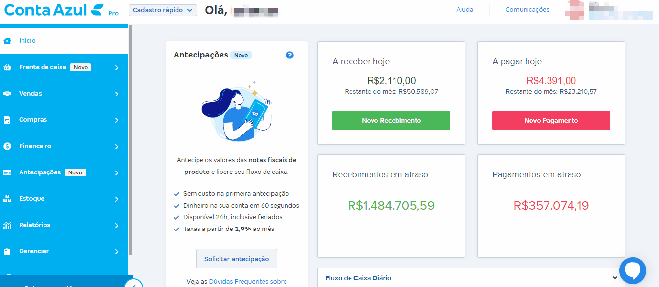 NFSe como fazer o cancelamento Conta Azul