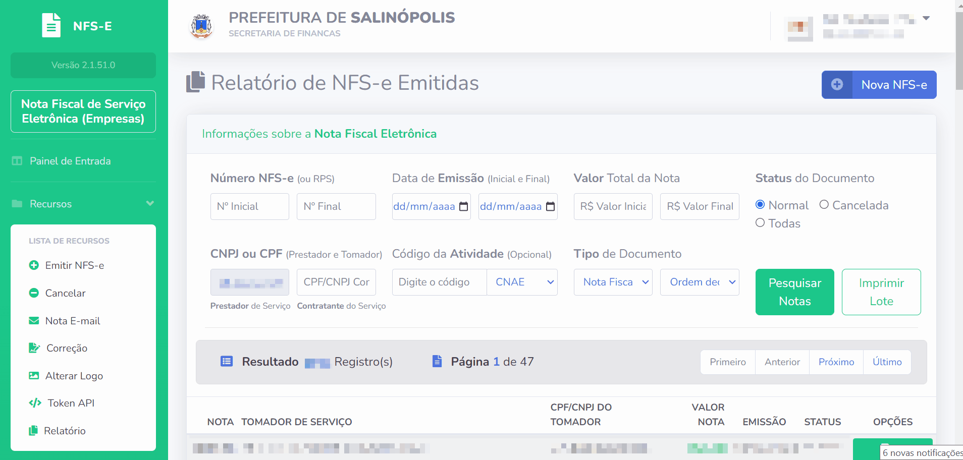 Passo a passo para consulta do Token API no padrão Prefeitura Moderna Bauhaus.