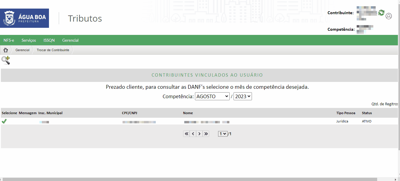 Passo a passo para consultar a Natureza de operação no padrão Coplan.