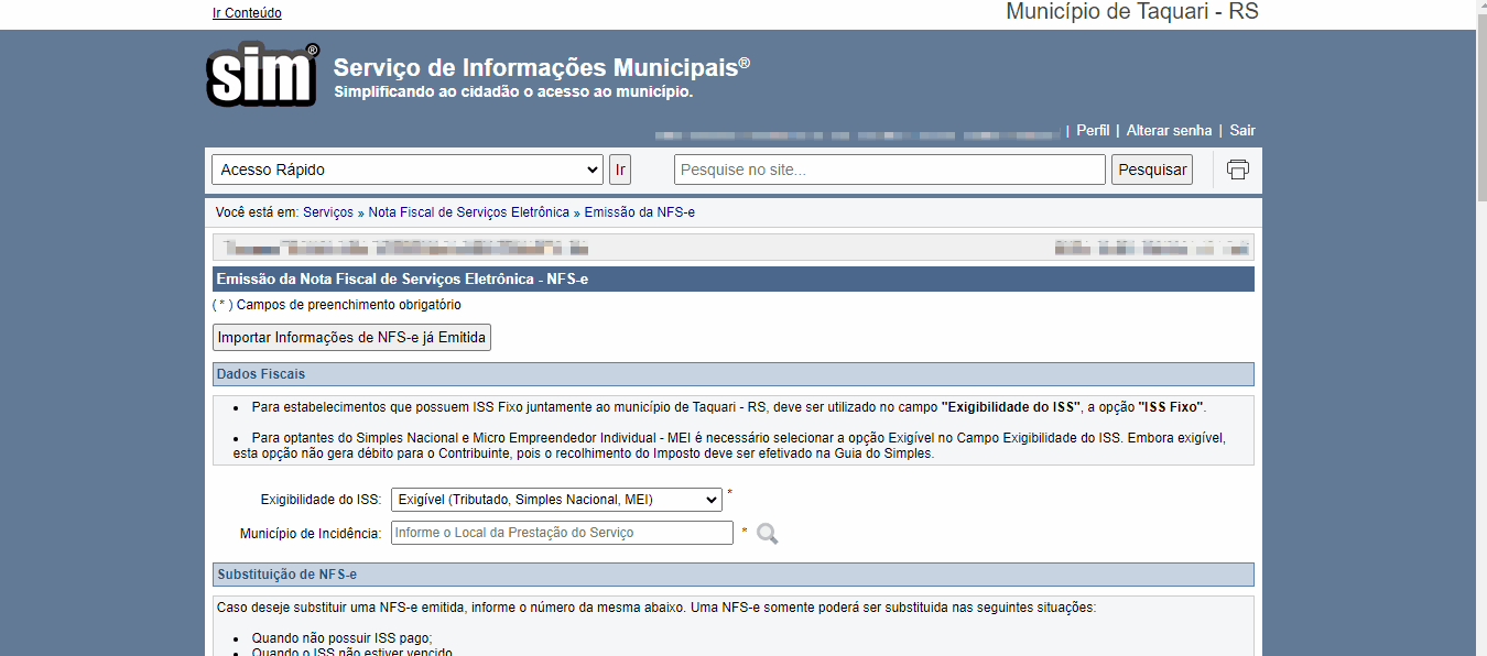 Passo a passo para consulta da Inscrição Municipal no padrão DigiFred.
