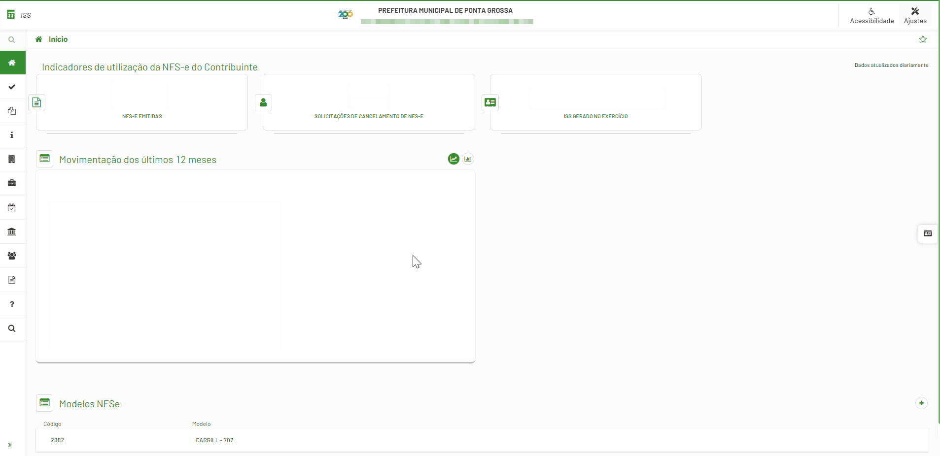 Passo a passo para consulta da Inscrição Municipal no padrão Elotech.