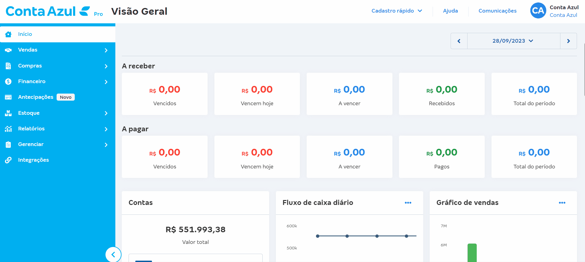 Passo a passo para acessar o relatório Lançamentos no Caixa.