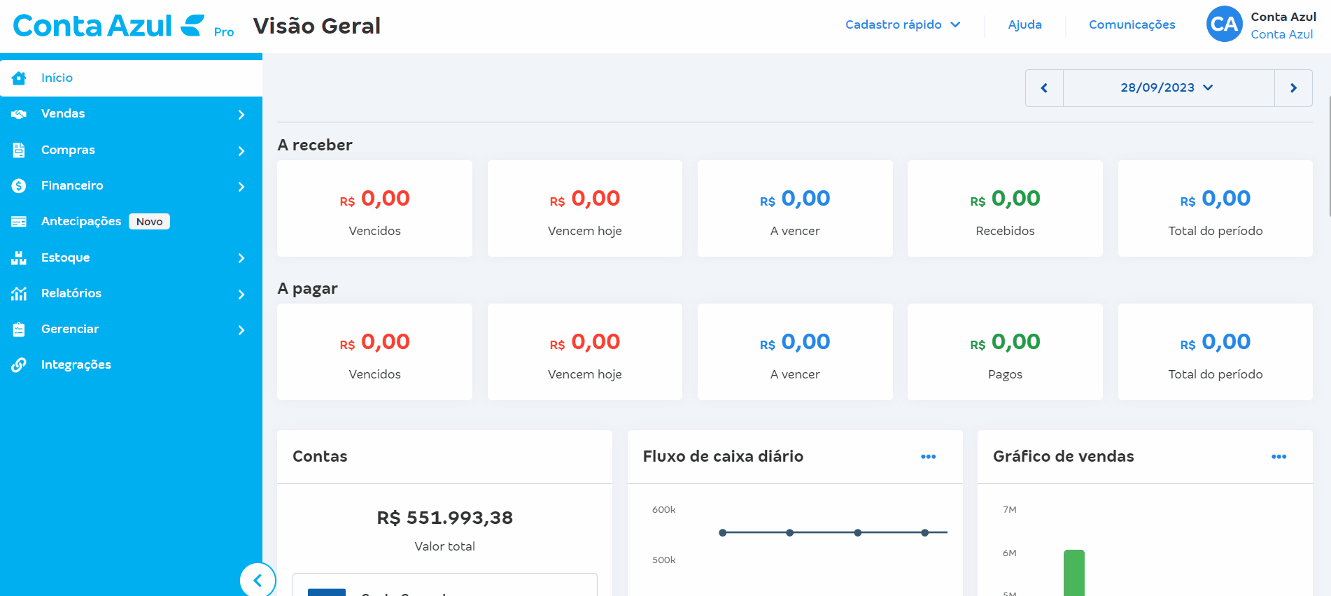 Passo a passo para acessar o relatório Clientes.
