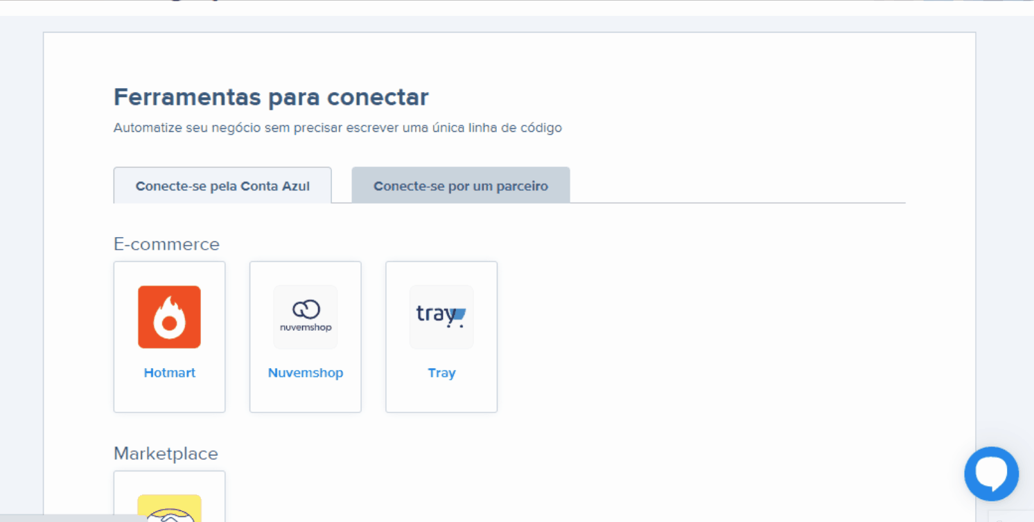Passo a passo para desabilitar a integração entre Mercado Livre com a Conta Azul.