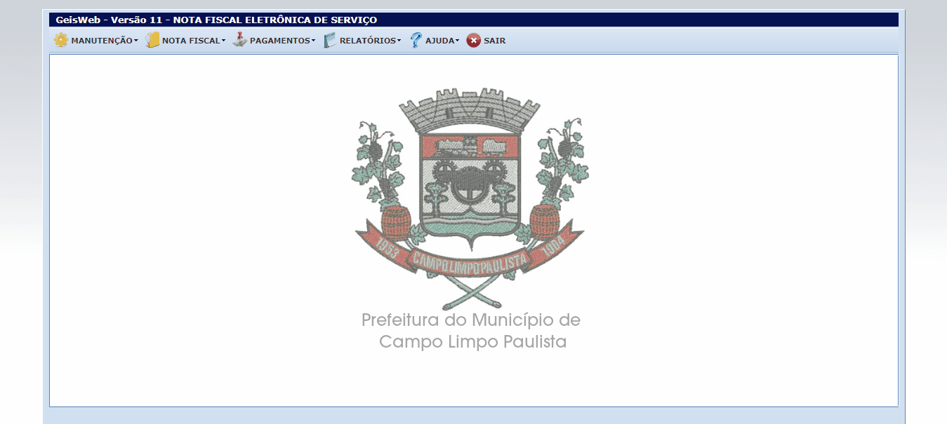 Passo a passo da consulta de Inscrição Municipal no padrão GeisWeb.