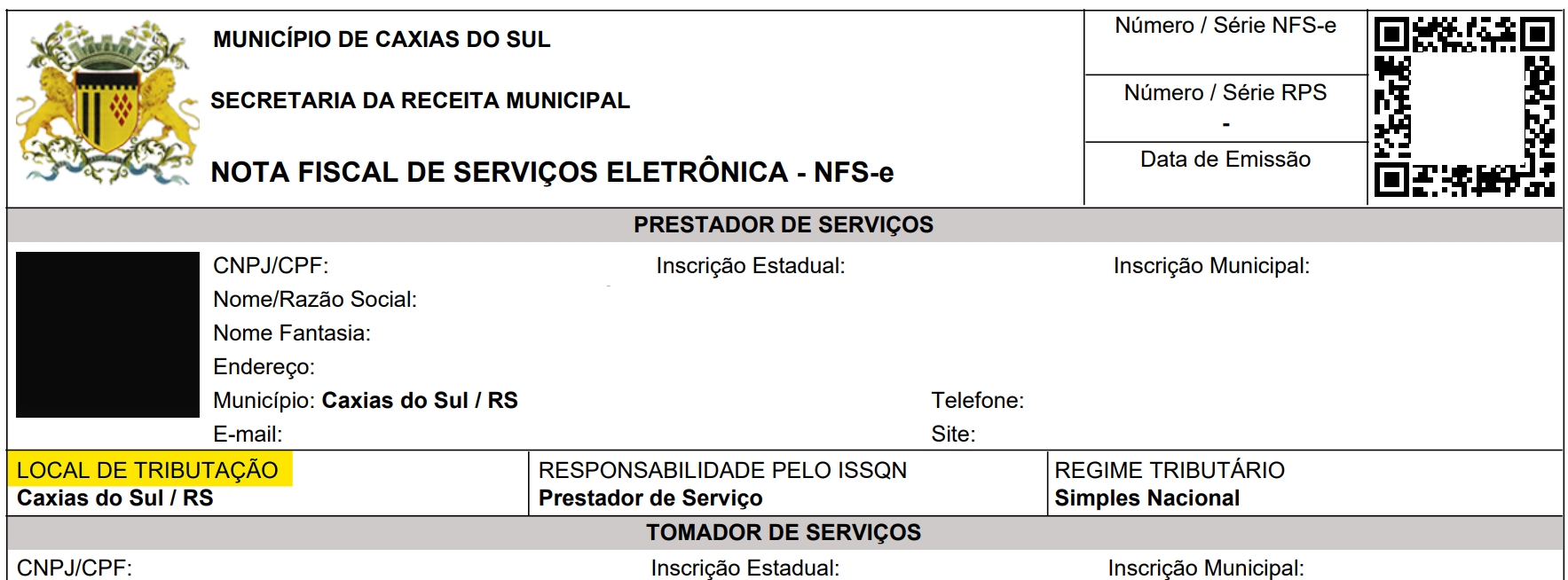 Tela para consulta da Natureza de operação padrão no padrão Infisc.