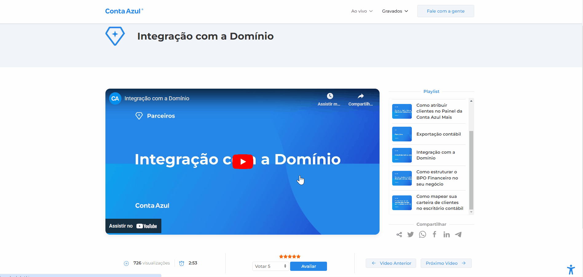 Passo a passo para assistir Treinamento Gravado.