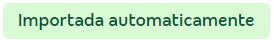Ícone de situação importada automaticamente da NFS-e.