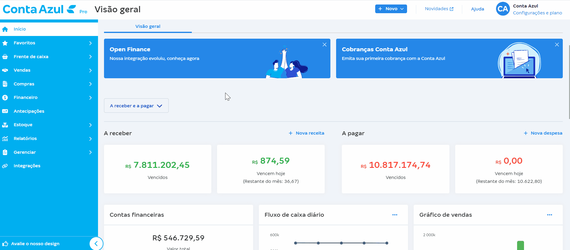 Passo a passo para acessar os cadastros da tela de Compras.