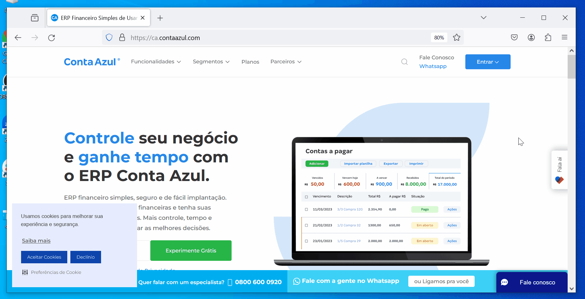 Passo a passo para fazer limpeza de cache no Mozilla Firefox.