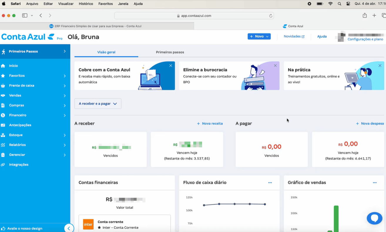 Passo a passo para cadastrar o certificado digital A1 na Conta Azul.