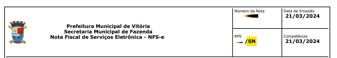 Tela para consulta da Série do RPS no padrão ISISS.