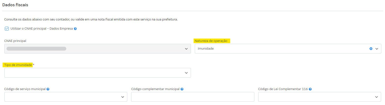 Tela de notas fiscais de serviço com destaque para o botão Excluir NFS-e.