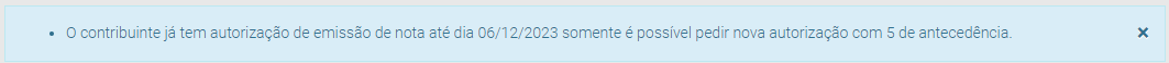 Mensagem que o RPS já está liberado no padrão nfe-cidades.