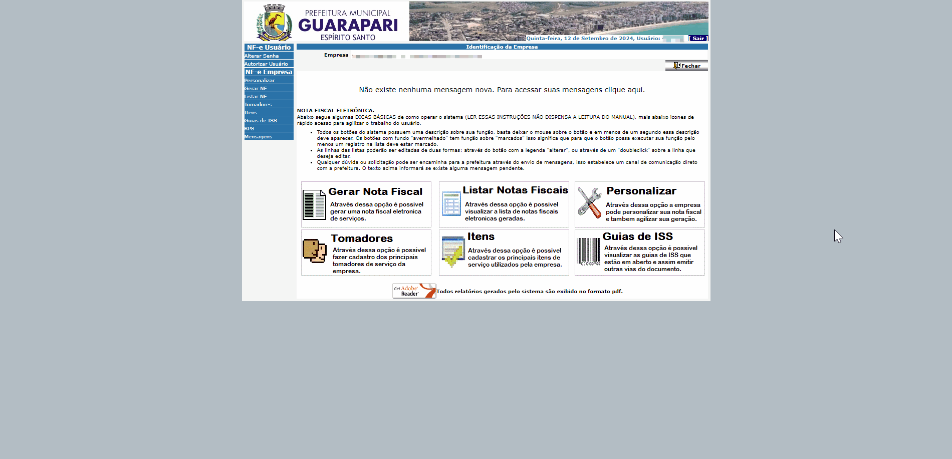 Passo a passo para consulta da Inscrição Municipal no padrão Smarapdsil WS2.