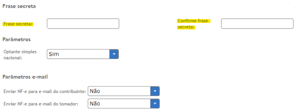 Tela para consulta de frase secreta no padrão Supernova | ISS Digital.
