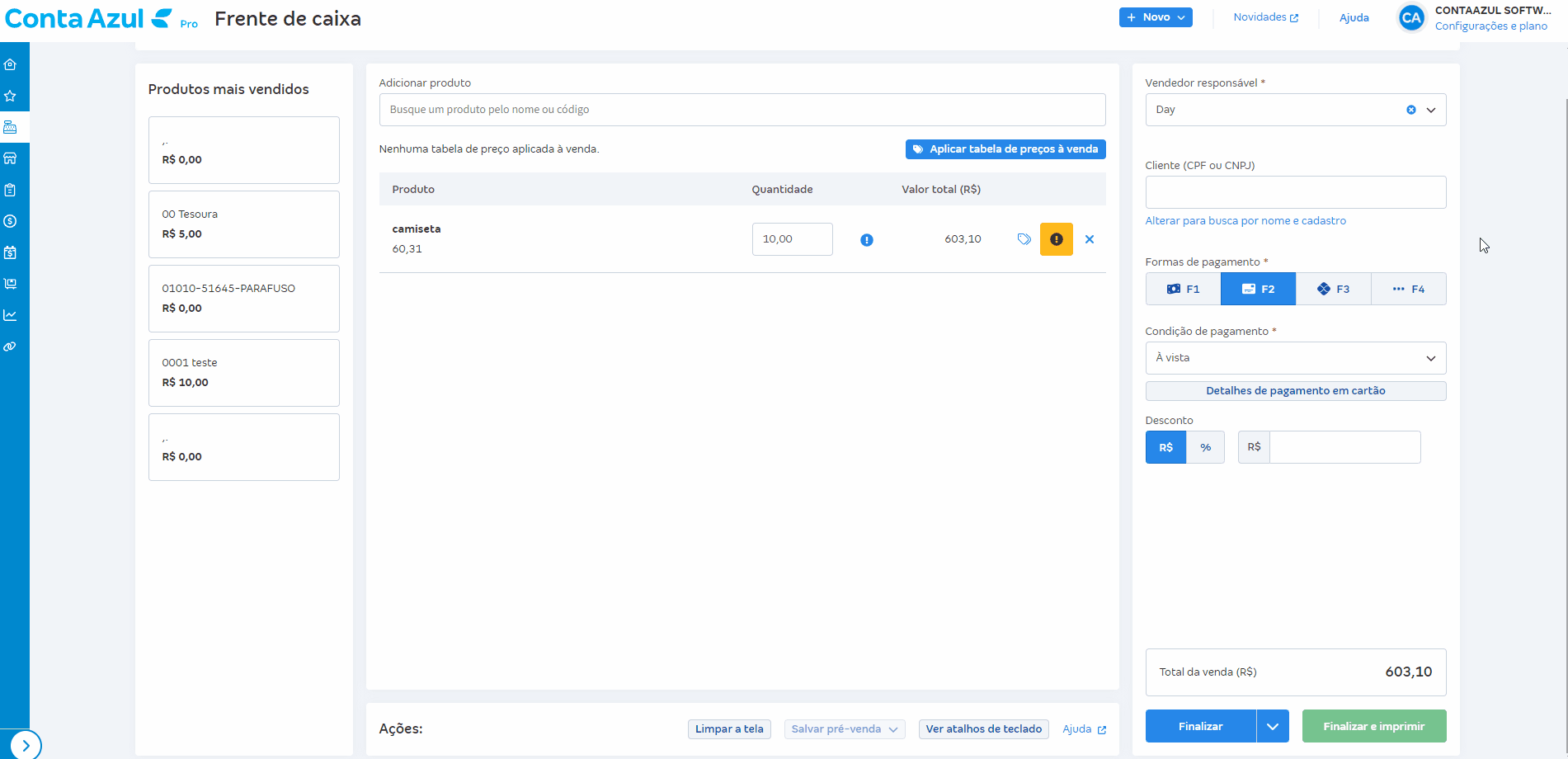 Passo a passo de como alterar para busca por nome e cadastro do cliente na venda de frente de caixa.