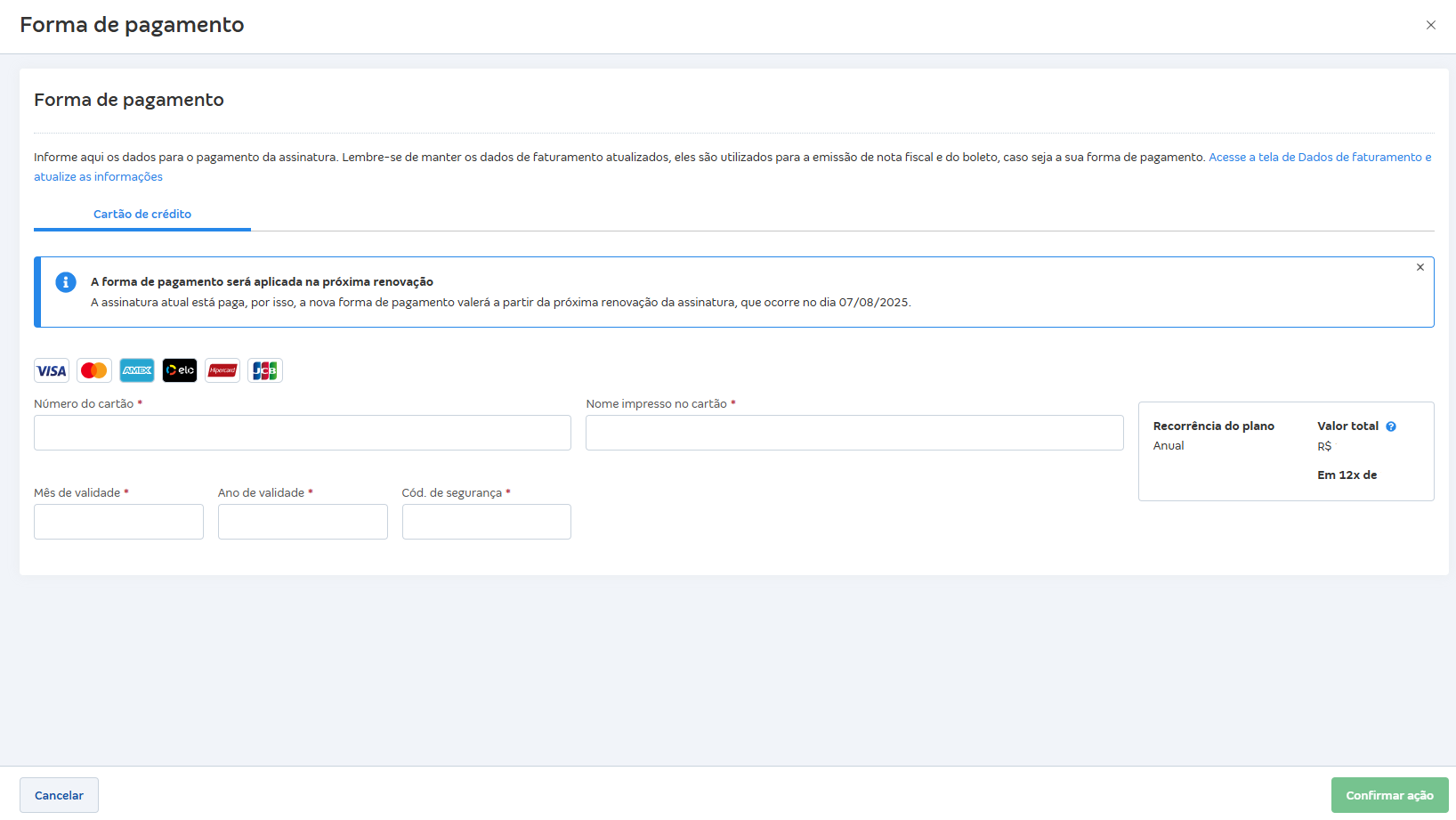 Tela para Alterar cartão de crédito.png