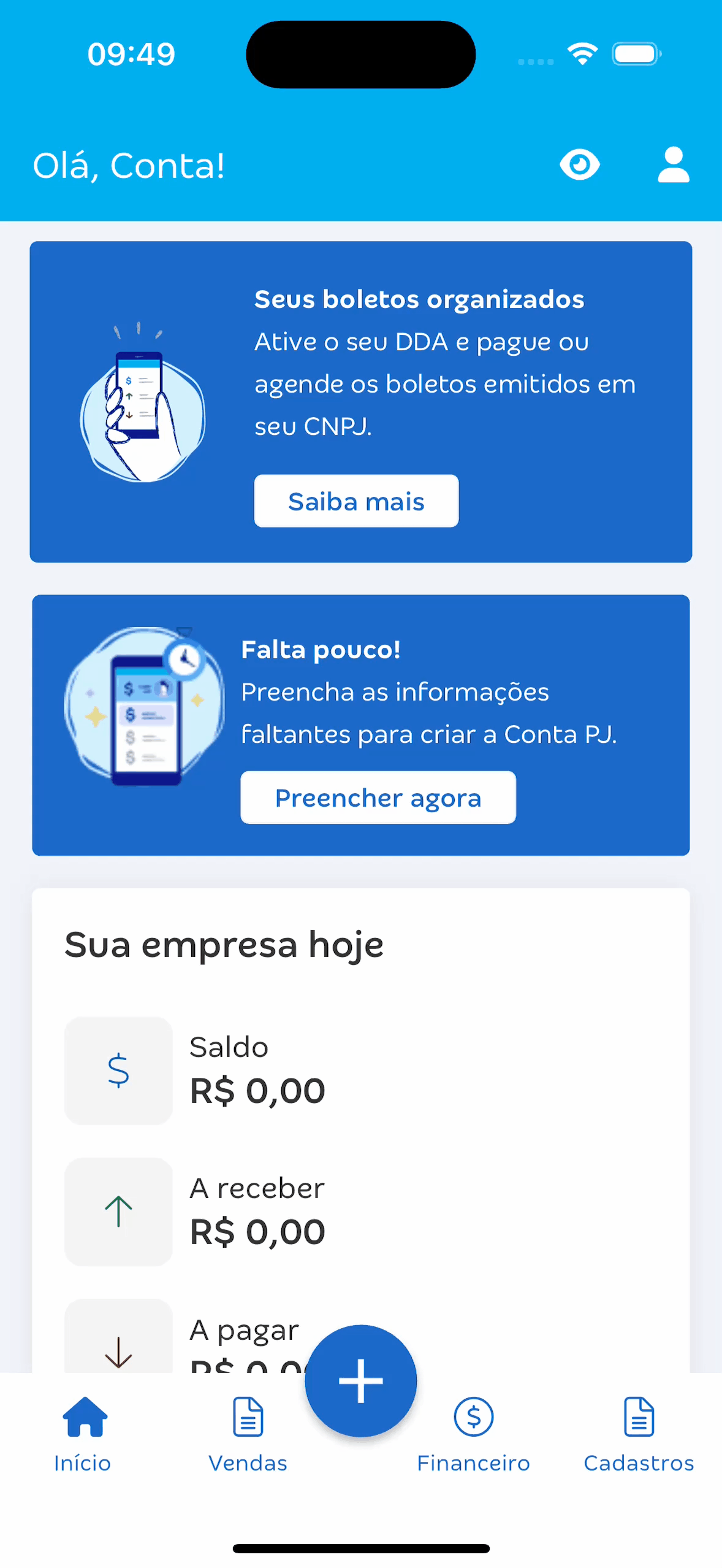 Passo a passo para cadastrar dispositivo e criar senha de transação Conta PJ.gif