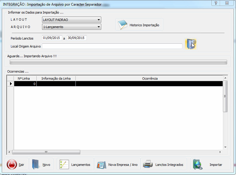 Tela do Netspeed.