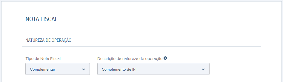 Tela do rascunho da nota fiscal com destaque para o cabeçalho.png