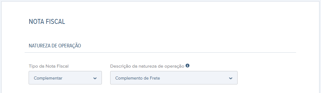 Tela do rascunho da nota fiscal com destaque para o cabeçalho.png