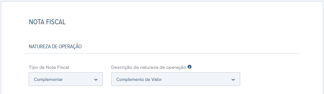 Tela do rascunho da nota fiscal com destaque para o cabeçalho.png