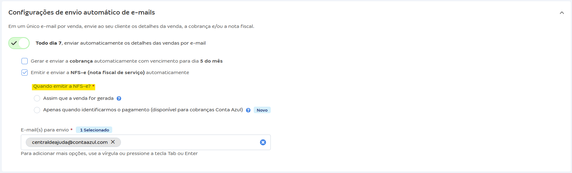 Tela de contratos com destaque para o campo Quando emitir a NFS-e.png