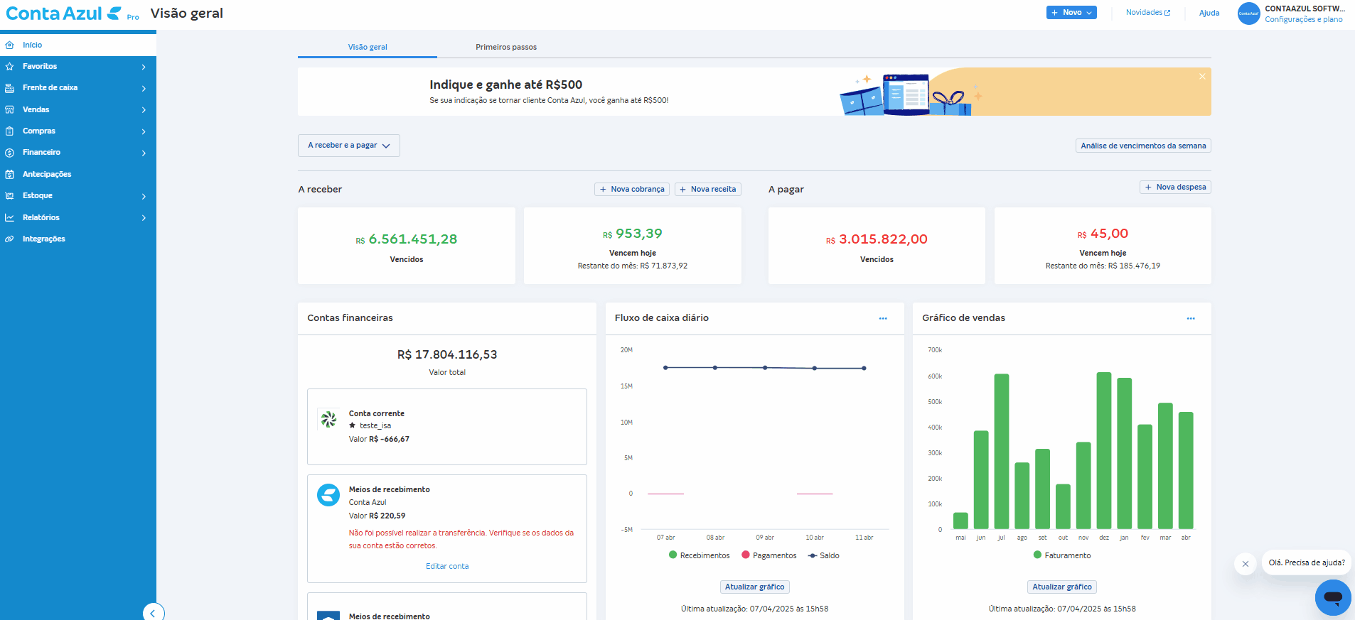 Passo a passo para importar o arquivo OFX na criação da conta bancária Conta Digital MEI do banco Inter.gif