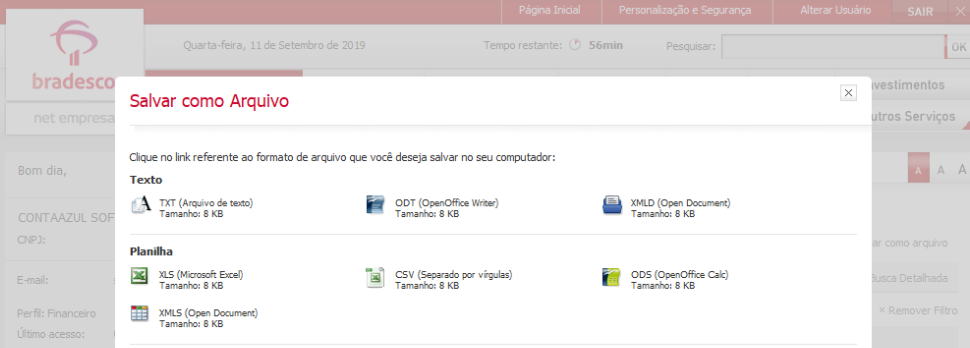 Bradesco como baixar CSV.png