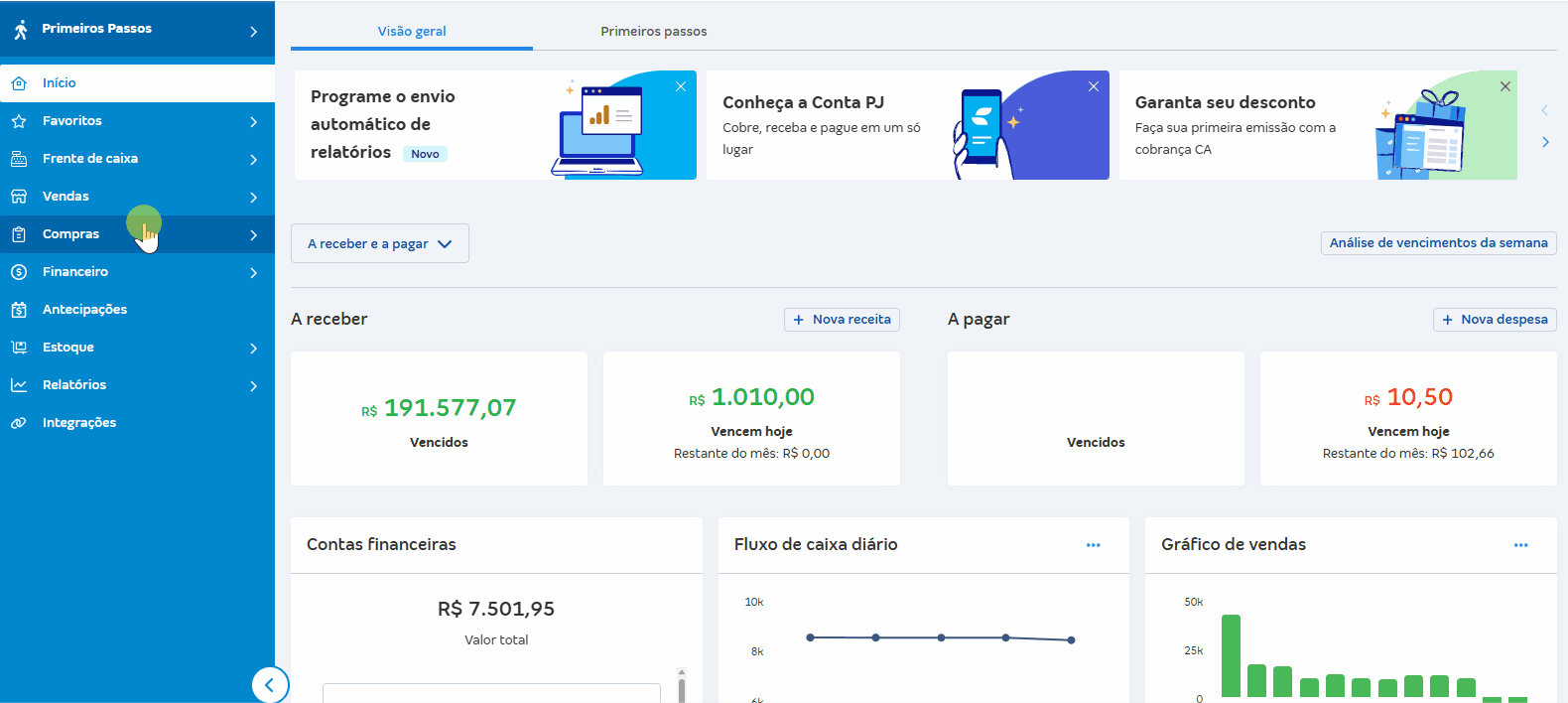 GIF pedido de compra como vincular a uma nota .gif