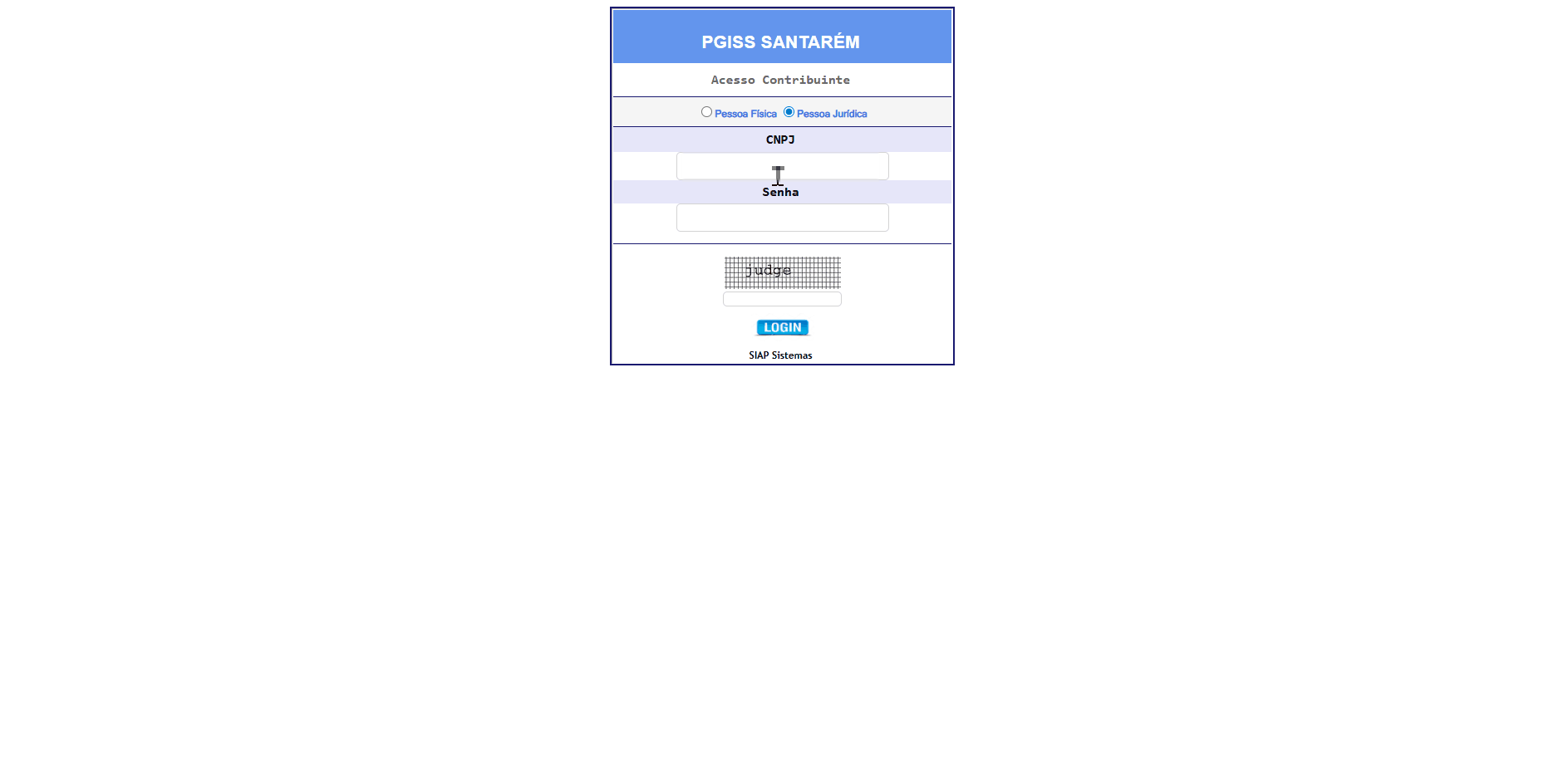 Tela de login no portal da prefeitura..gif