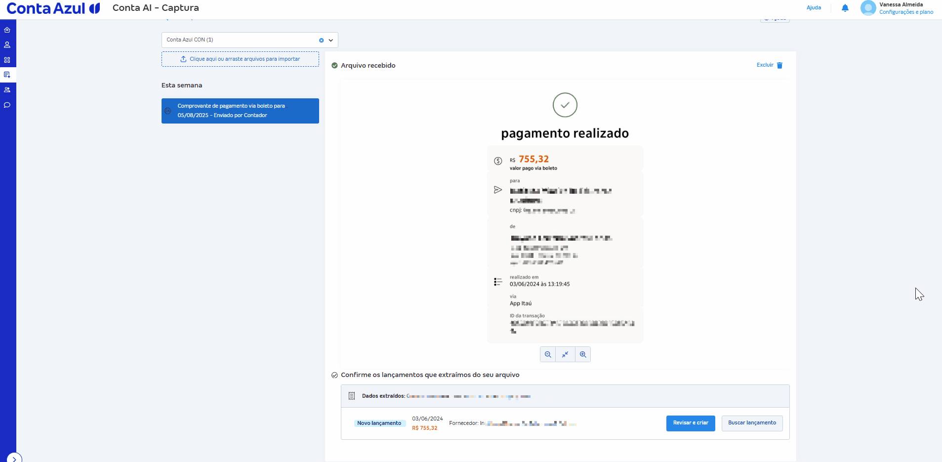 Passo a passo para importar documentos na Conta AI Captura.gif