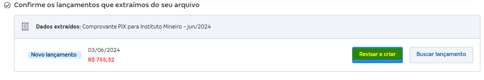 Tela de Conta AI Captura com destaque para o botão Revisar e criar.png