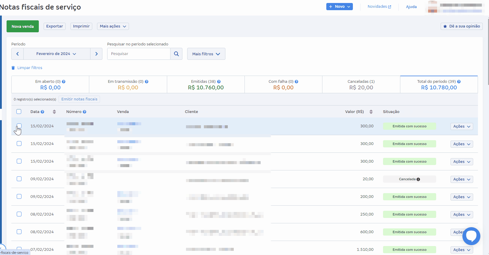 Passo a passo para acesso à tela de NFS-e e realizar download das notas fiscais de serviço..gif