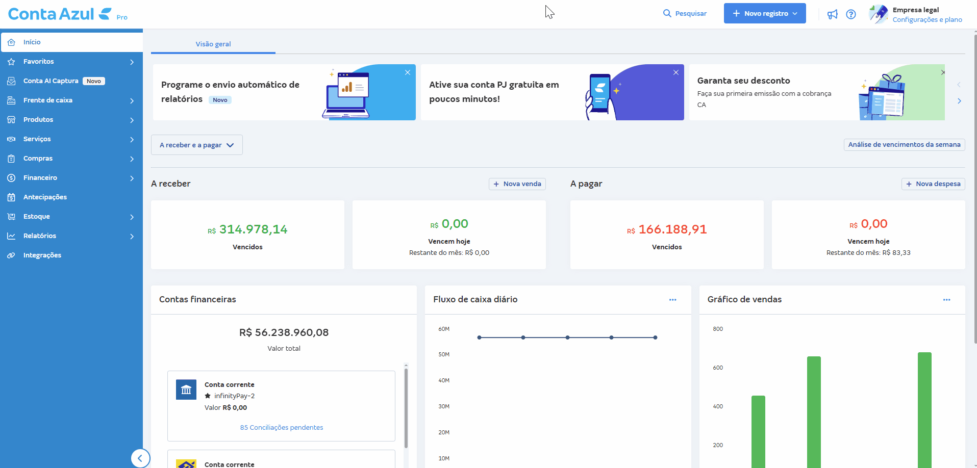 Passo a passo para refazer e habilitar a integração bancária automática.gif