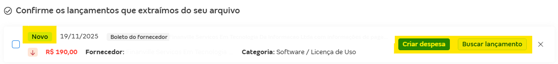 novo, criar despesa, buscar lançamento.png