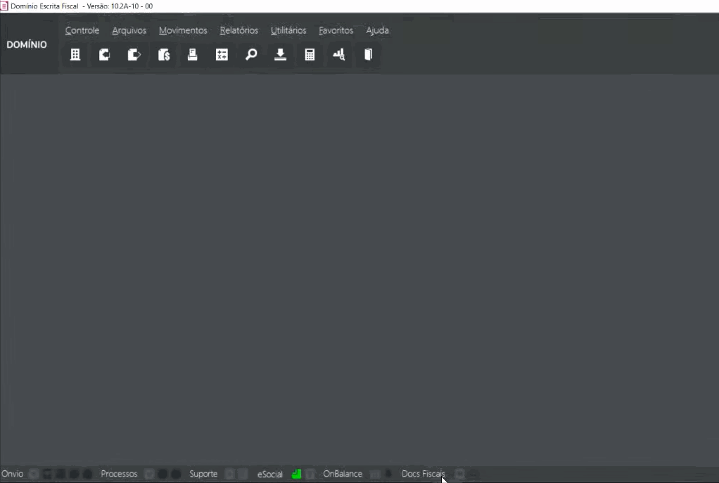 Passo a passo para acessar Docs fiscais no Domínio.