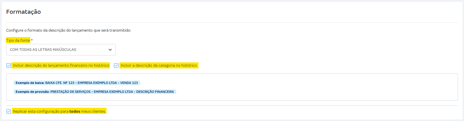 Tela de configuração de formatação do historico.png
