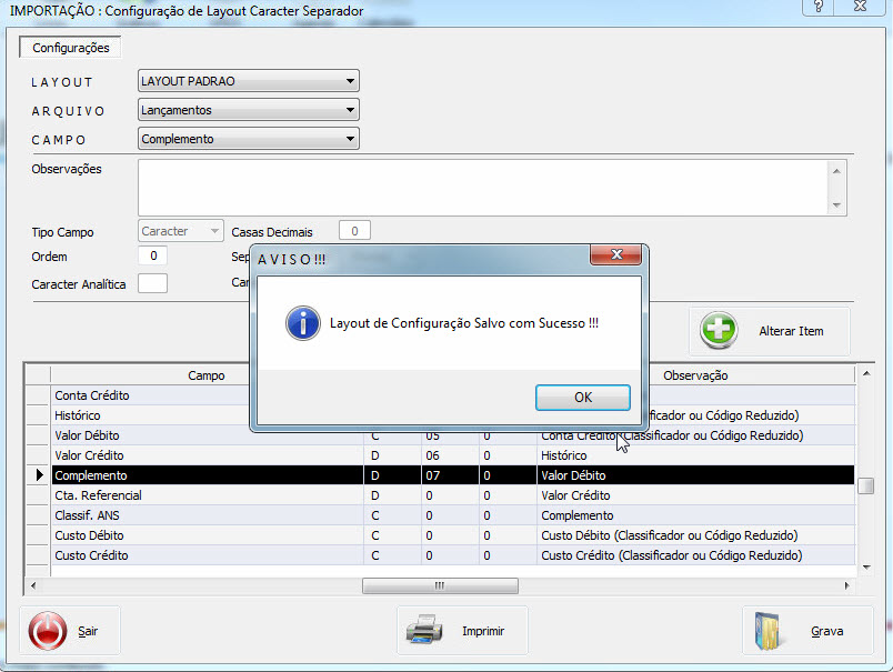 Tela do Netspeed com destaque para o botão Ok.
