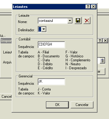 Tela do WK Radar com destaque para o campo delimitador.