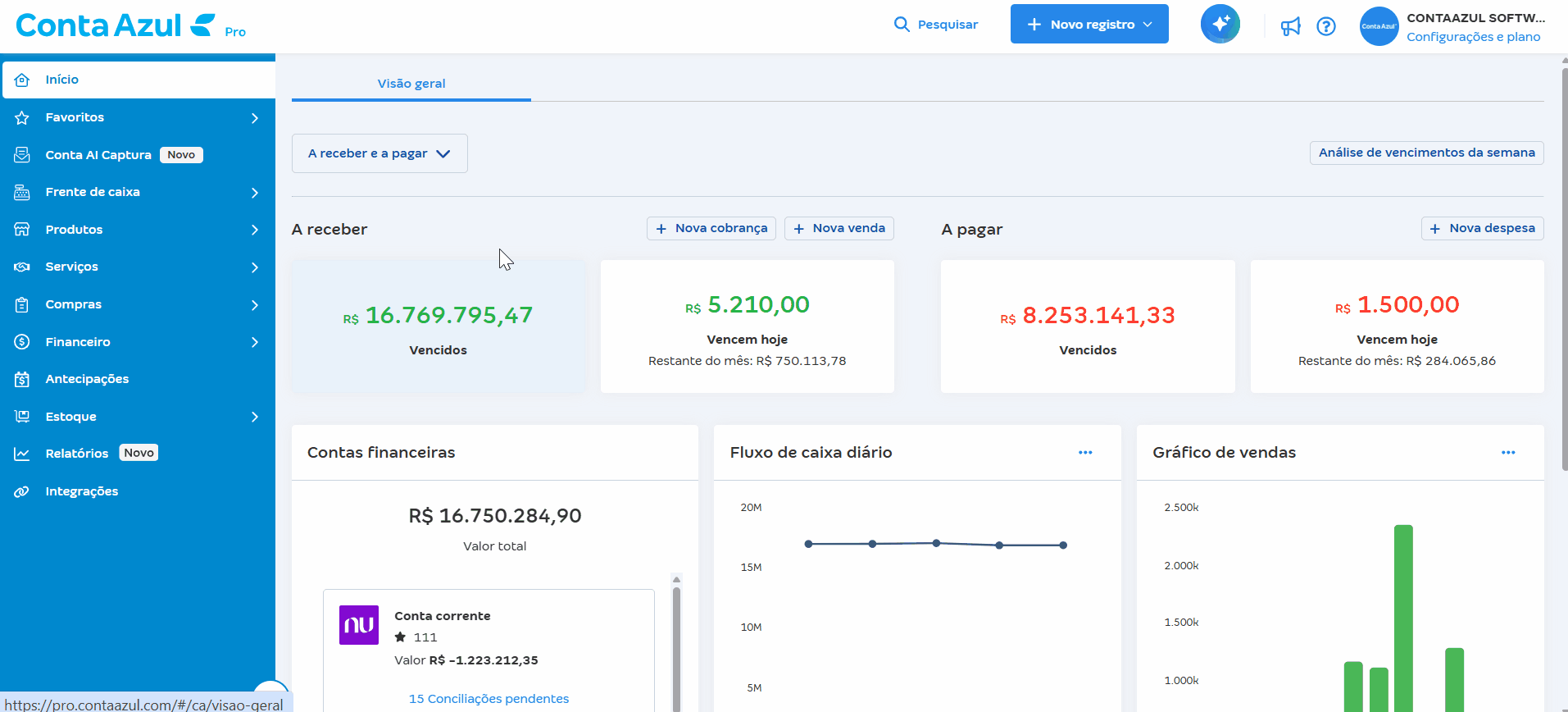 Passo a passo para acessar o relatório Análise de resultados por mês visão caixa.gif