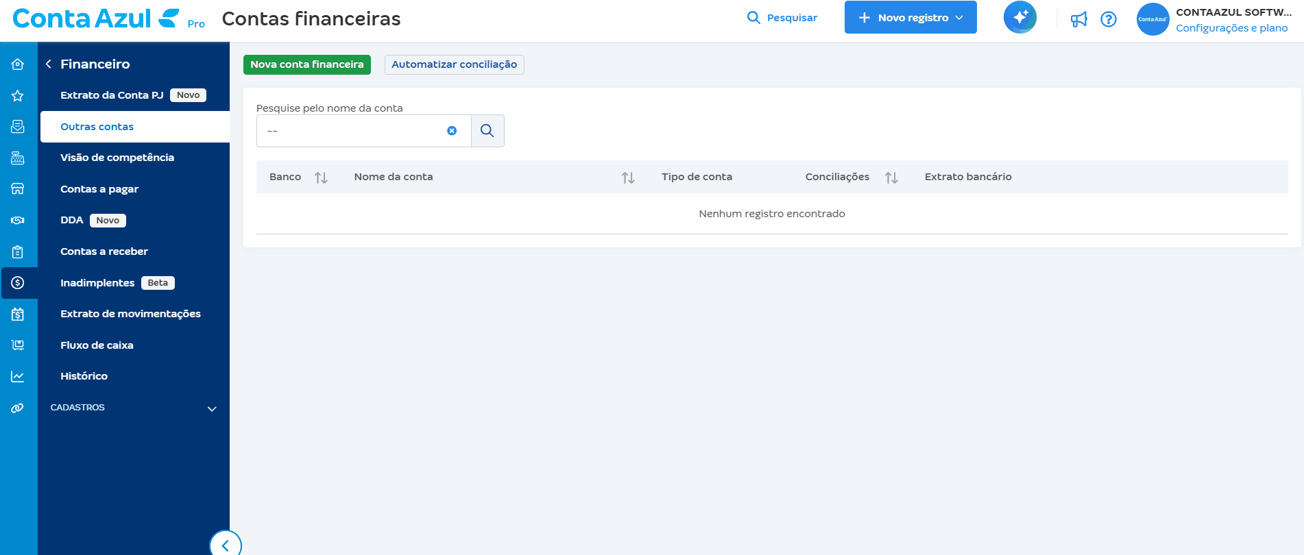 Cadastrar conta corrente Sicredi...gif
