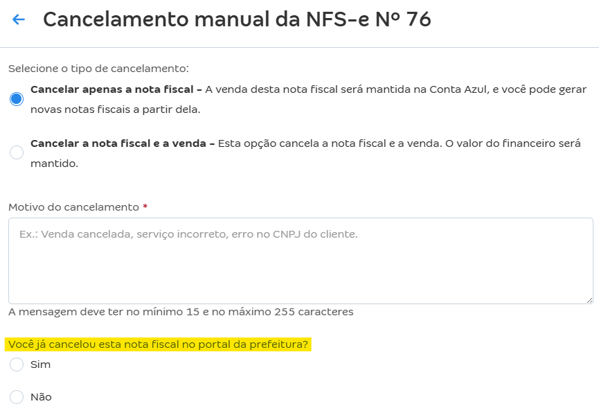 Tela de cancelamento da NFS-e com destaque para confirmação de cancelamento.png