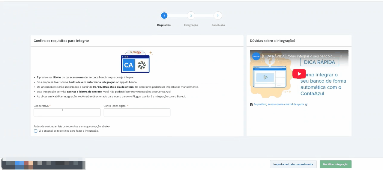 Integração Open Finance SICREDI 1.gif