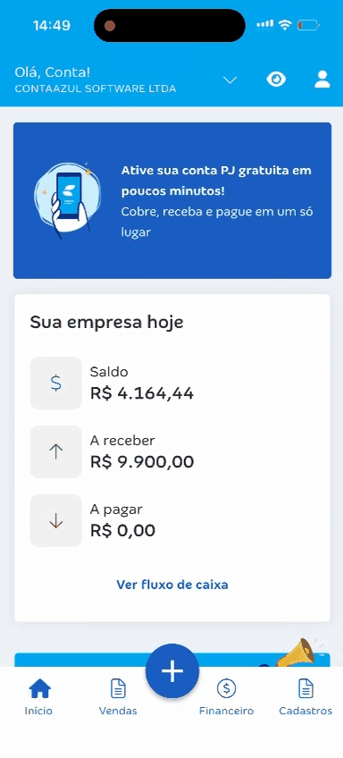 Excluir orçamento e nova venda app.gif