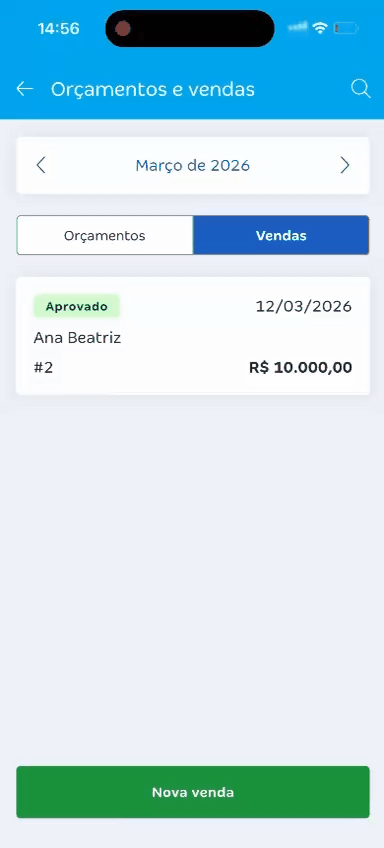 Informações do recebimentovenda app.gif