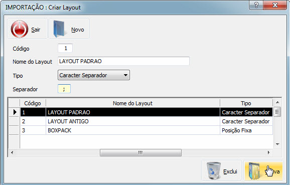 Tela do Netspeed com destaque para o botão Grava.