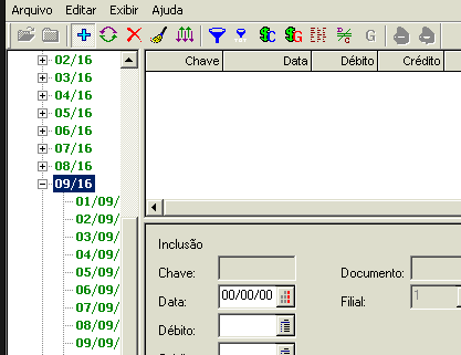 Tela do WK Radar com destaque para o campo período.