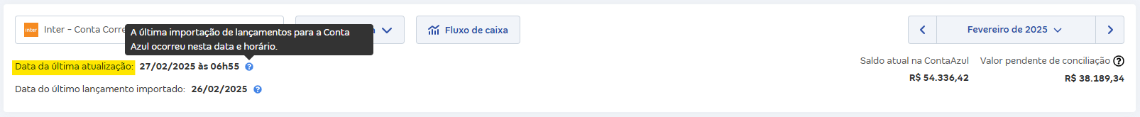 Tela de contas financeiras com destaque para o campo Data da última atualização..png